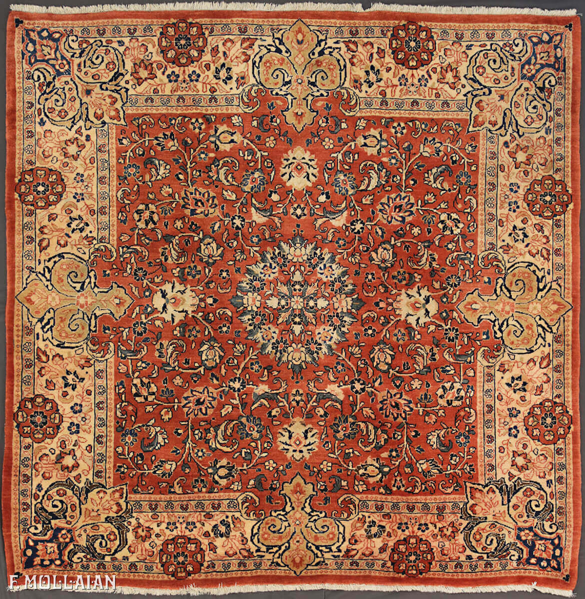 Tapis Persan Antique Saruk n°:59052646